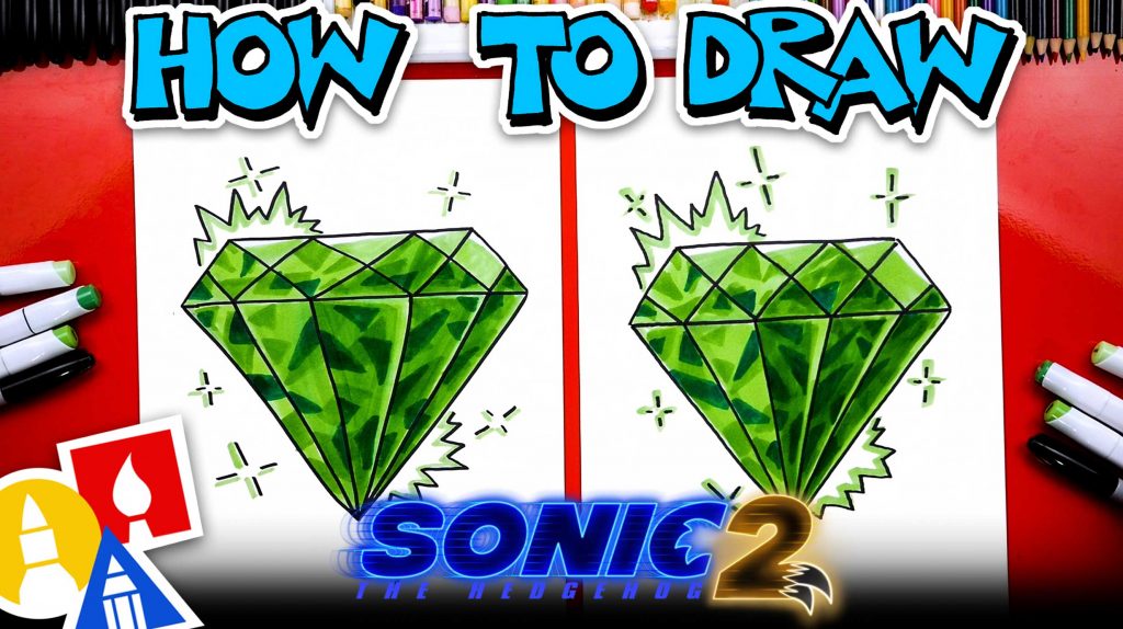 How To Draw The Emerald From Sonic The Hedgehog 2