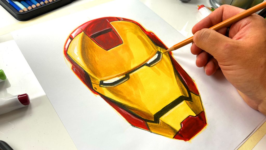 How To Draw Iron Man – Advanced