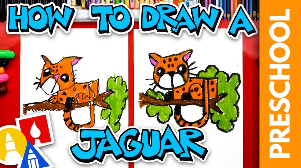 How To Draw A Jaguar – Letter J – Preschool