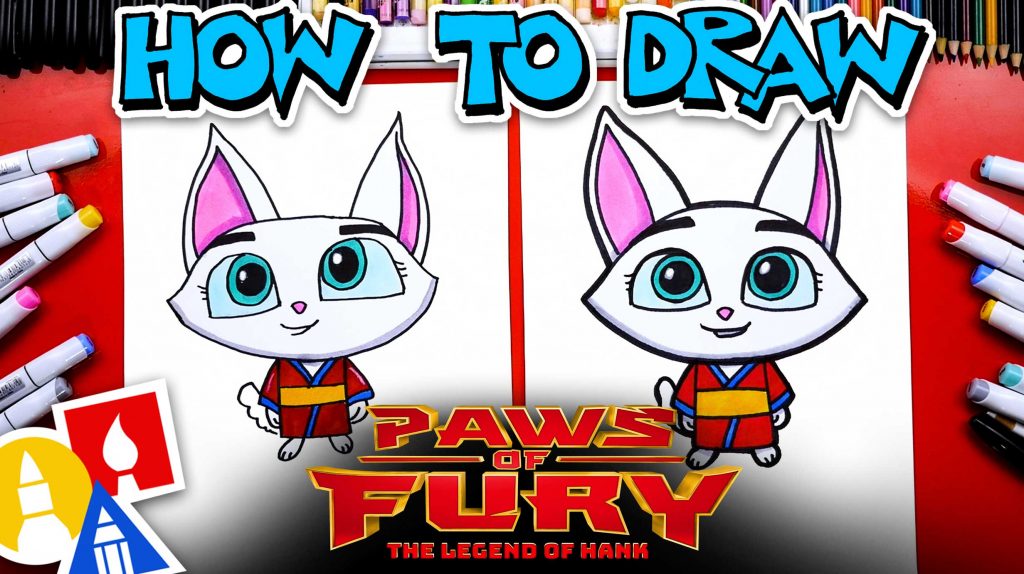 How To Draw Emiko From Paws Of Fury
