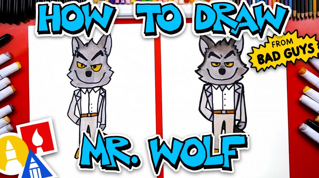 How To Draw Mr Wolf From Bad Guys