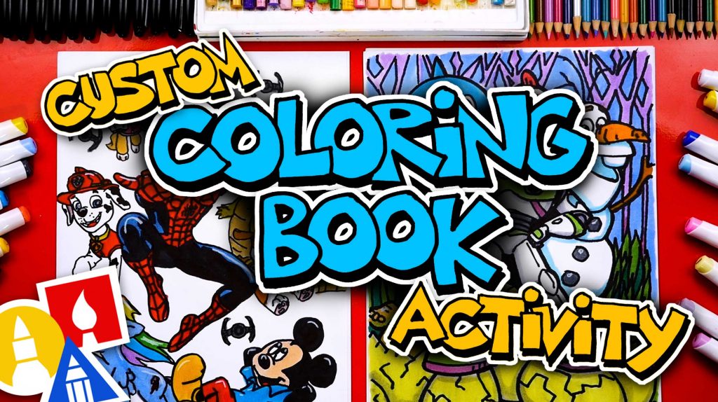 Happy Coloring Book Day ~ Custom Coloring Page Activity