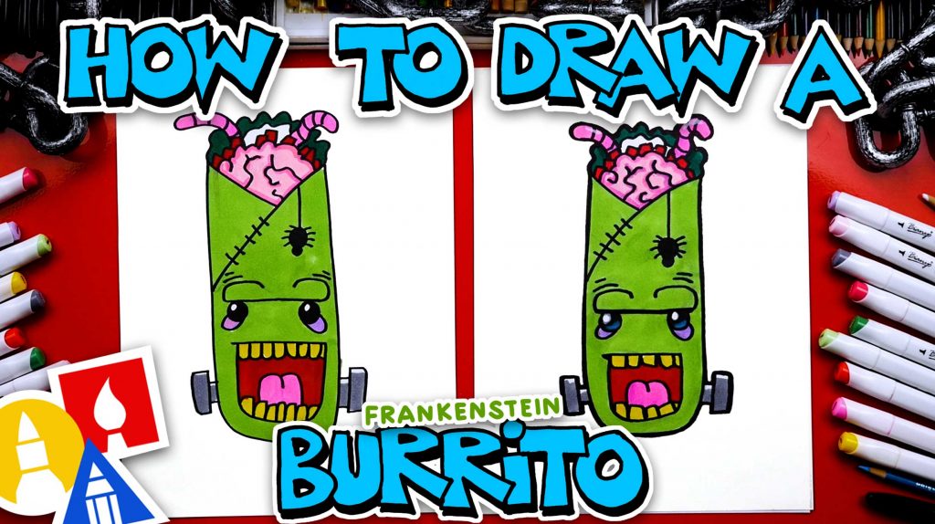 How To Draw A Frankenstein Burrito