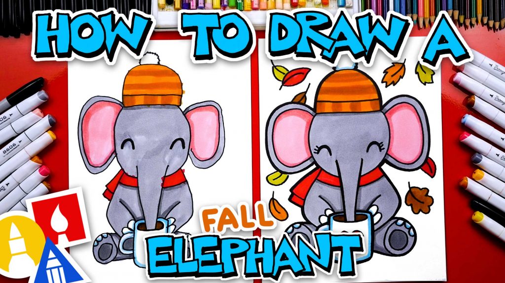How To Draw A Fall Elephant – Autumn