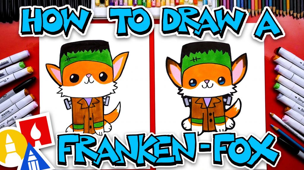 How To Draw A Franken-Fox For Halloween