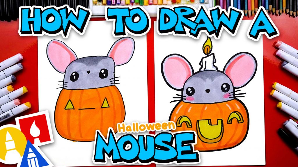 How To Draw A Halloween Mouse