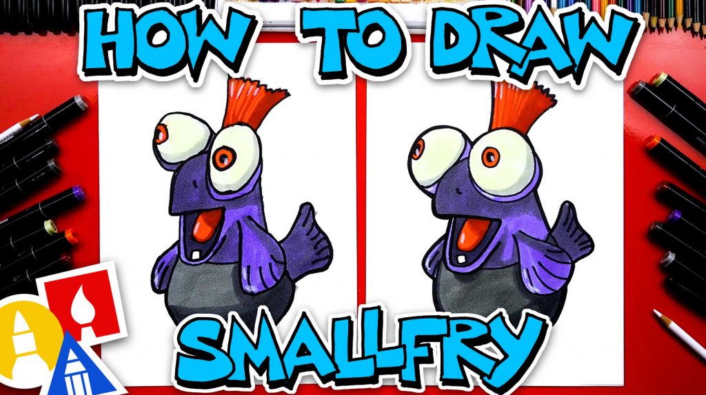 How To Draw Smallfry Salmon From Splatoon