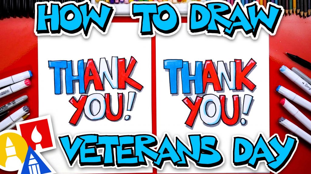 How To Draw Thank You For Veterans Day