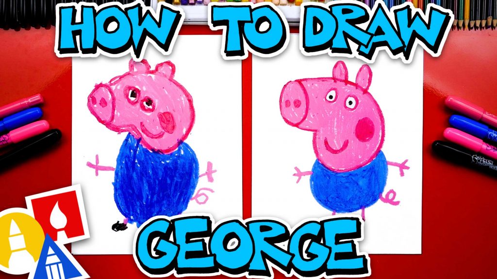 How To Draw George From Peppa Pig