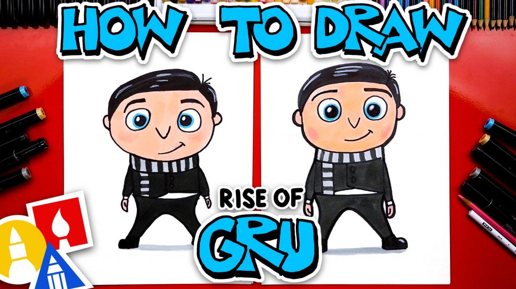 How To Draw Gru From Minions: Rise Of Gru