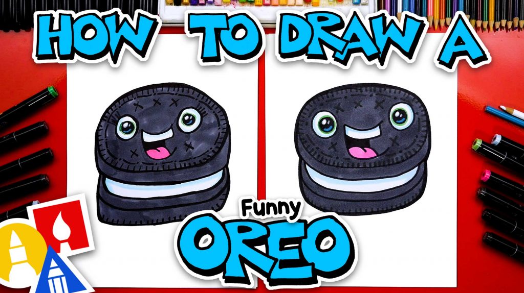 How To Draw A Funny Oreo Cookie