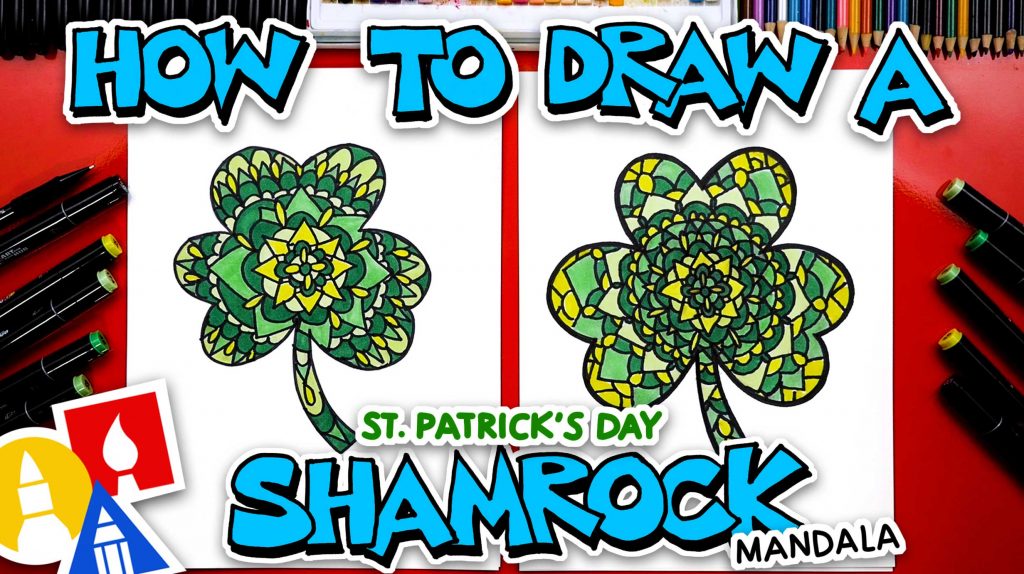 How To Draw A Shamrock Mandala – Advanced